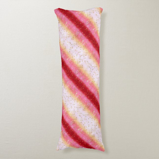 Falln Pink Sakura Sunrise Body Cushion (Front Vertical)
