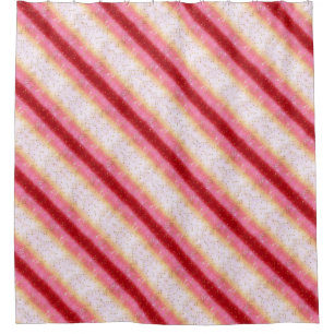 Falln Pink Sakura Sunrise Shower Curtain