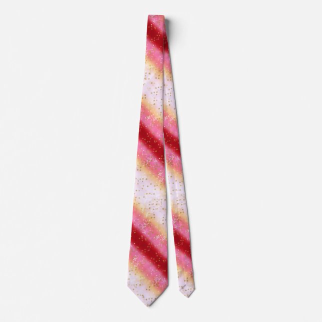 Falln Pink Sakura Sunrise Tie (Front)