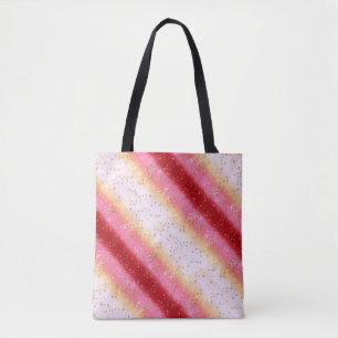 Falln Pink Sakura Sunrise Tote Bag