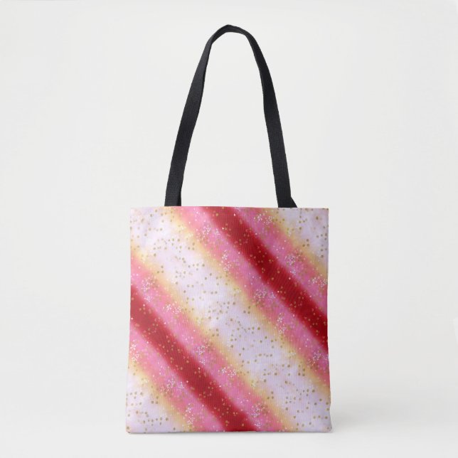 Falln Pink Sakura Sunrise Tote Bag (Front)