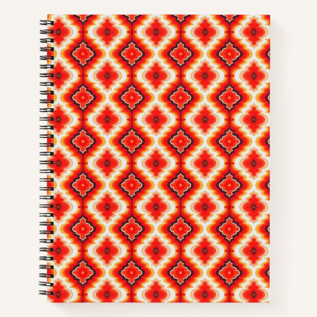 Falln Psychedelic Sunset Notebook (Front)