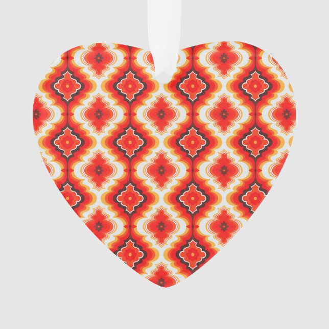 Falln Psychedelic Sunset Ornament (Front)