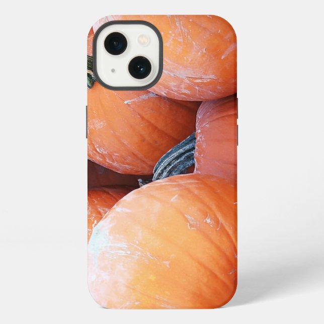 Falln Pumpkin Pile iPhone Case (Back)