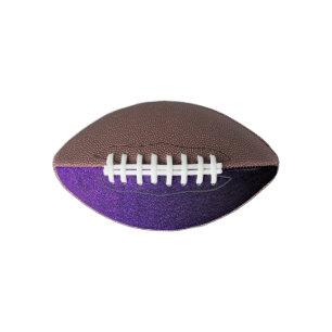 Falln Purple & Black Glitter Gradient American Football
