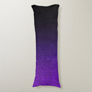 Falln Purple & Black Glitter Gradient Body Cushion
