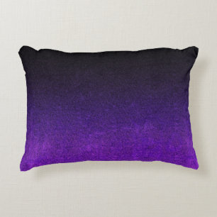 Falln Purple & Black Glitter Gradient Decorative Cushion