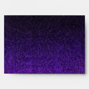 Falln Purple & Black Glitter Gradient Envelopes