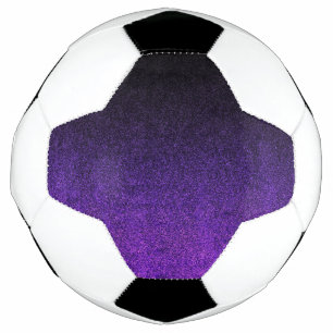 Falln Purple & Black Glitter Gradient Football