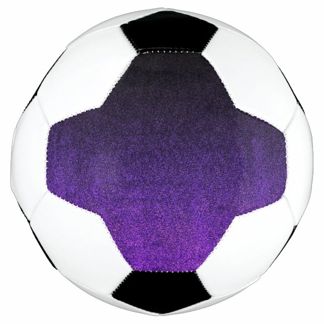 Falln Purple & Black Glitter Gradient Football (Front)