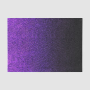 Falln Purple & Black Glitter Gradient Tissue Paper