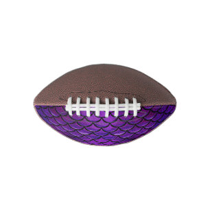 Falln Purple & Blue Mermaid Scales American Football