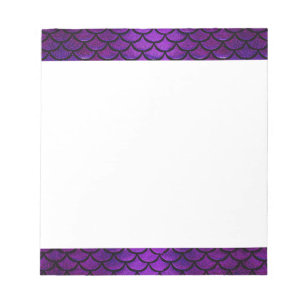 Falln Purple & Blue Mermaid Scales Notepad
