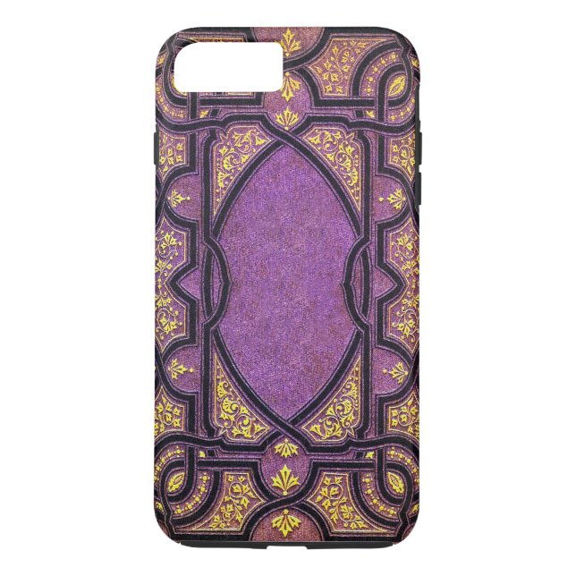 Falln Purple & Gold Vines Book Cover (Back)