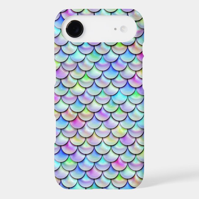 Falln Rainbow Bubble Mermaid Scales Case-Mate iPhone Case (Back)