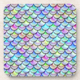Falln Rainbow Bubble Mermaid Scales Coaster