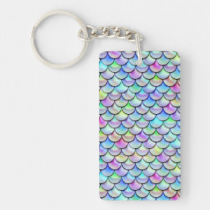 Falln Rainbow Bubble Mermaid Scales Key Ring