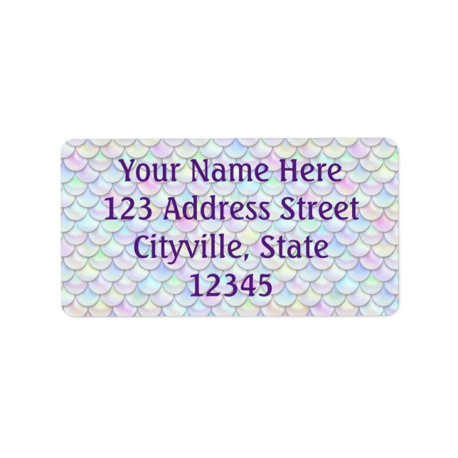 Falln Rainbow Bubble Mermaid Scales Label (Front)