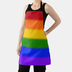 Falln Rainbow Gay Pride Flag Apron