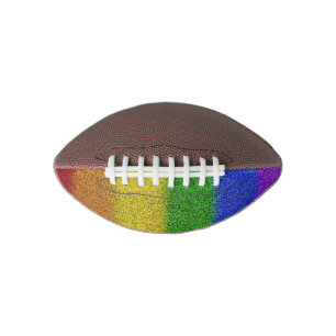 Falln Rainbow Glitter Gradient American Football