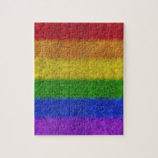 Falln Rainbow Glitter Gradient Jigsaw Puzzle