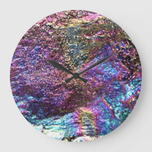 Falln Rainbow Rocks Large Clock