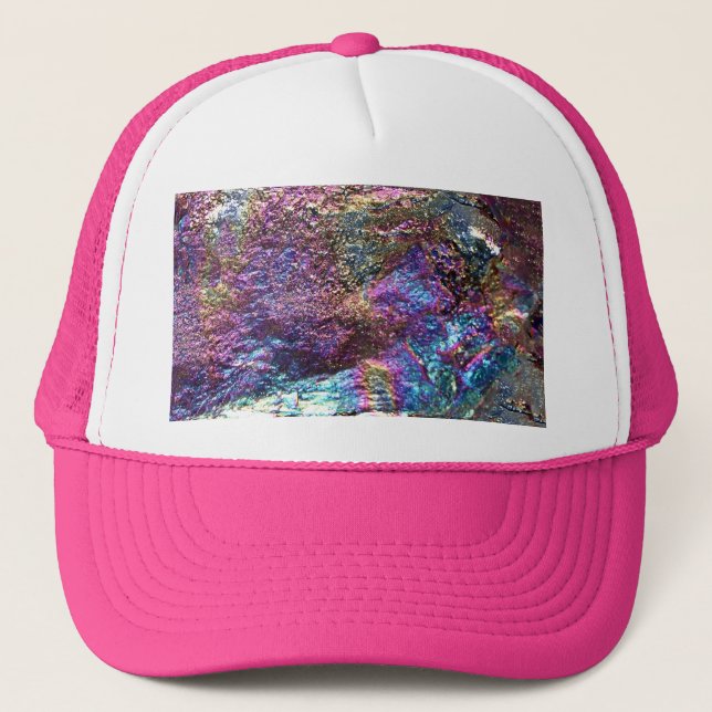 Falln Rainbow Rocks Trucker Hat (Front)
