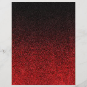 Falln Red & Black Glitter Gradient