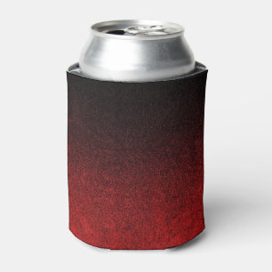 Falln Red & Black Glitter Gradient Can Cooler