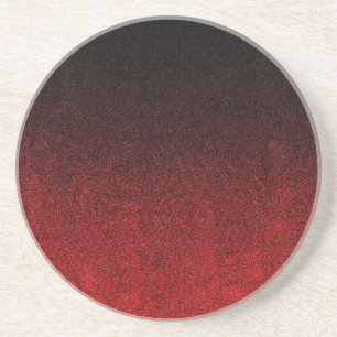 Falln Red & Black Glitter Gradient Coaster