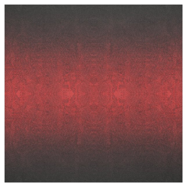 Falln Red & Black Glitter Gradient Fabric (Swatch)