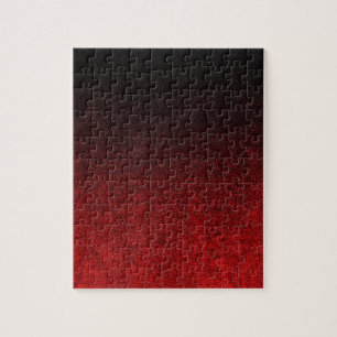 Falln Red & Black Glitter Gradient Jigsaw Puzzle