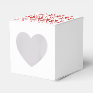 Falln Red Hearts (You Choose Background Colour!) Favour Box