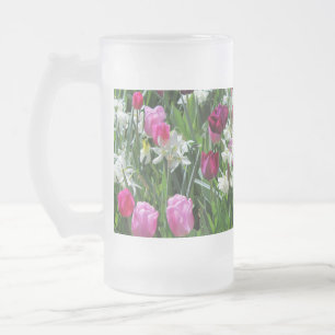 Falln Romantic Spring Morning Frosted Glass Beer Mug
