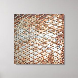 Falln Rusty Grate Canvas Print