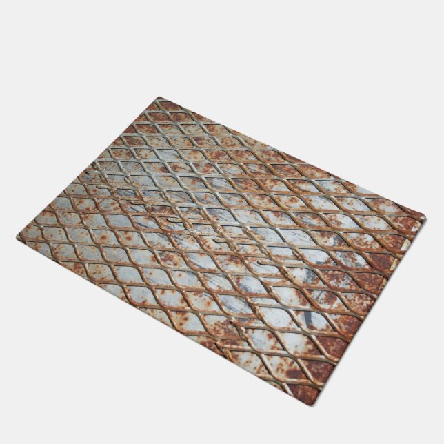 Falln Rusty Grate Doormat (Angled)