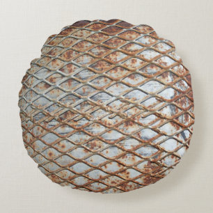 Falln Rusty Grate Round Cushion