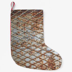 Falln Rusty Grate Small Christmas Stocking
