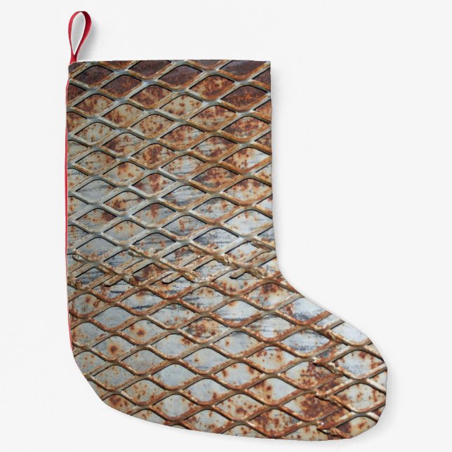 Falln Rusty Grate Small Christmas Stocking (Front)
