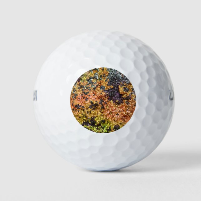 Falln Rusty Sunset Stones Golf Balls (Front)