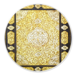 Falln Sacred Gold Ceramic Knob