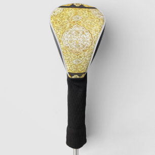 Falln Sacred Gold Golf Head Cover
