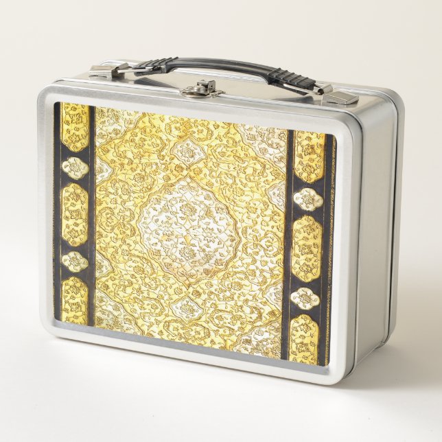 Falln Sacred Gold Metal Lunch Box (Front)