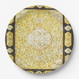 Falln Sacred Gold Paper Plate