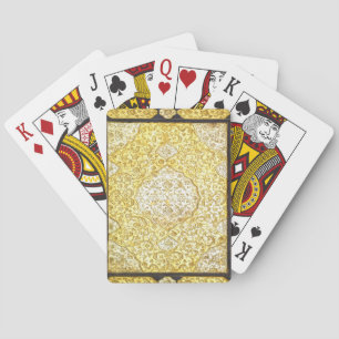 Falln Sacred Gold Playing Cards