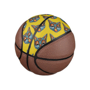 Falln Scaredy Cat Vintage Halloweenies Mini Basketball