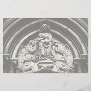 Falln She Waits On High Stationery