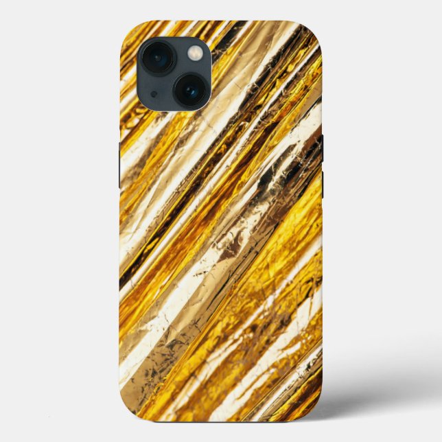 Falln Shimmering Gold Foil Case-Mate iPhone Case (Back)