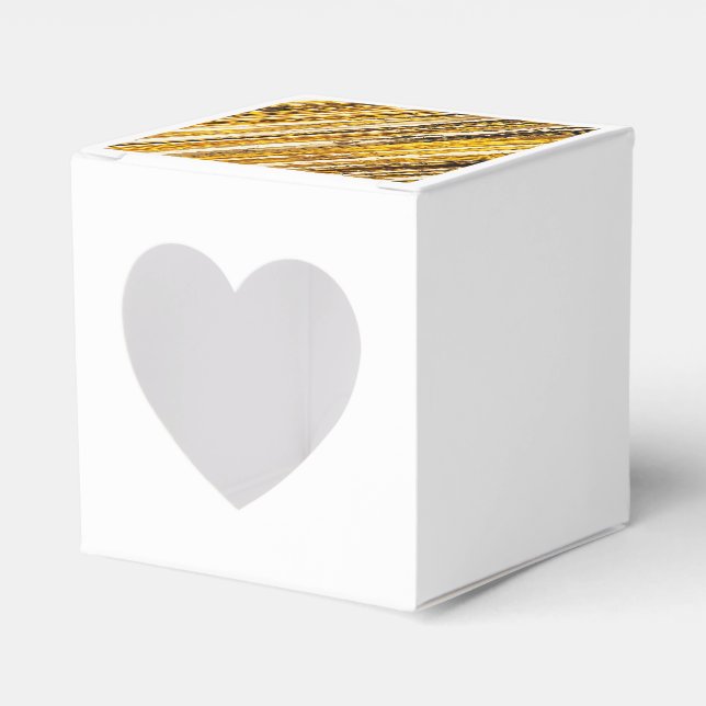 Falln Shimmering Gold Foil Favour Box (Front Side)