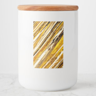 Falln Shimmering Gold Foil Food Label